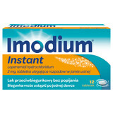 Imodium Instant 2 mg, 12 orally disintegrating tablets