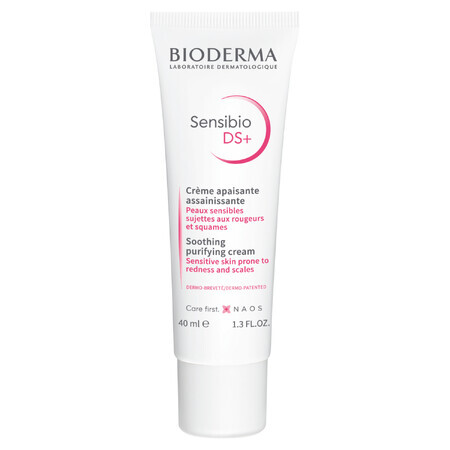 Bioderma Sensibio DS+, crema anti-irritazione, pelle sensibile, 40 ml