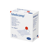 Medicomp, sterile compresses, non-woven, 4 layers, 30 g/m2, 10 cm x 10 cm, 50 pcs.