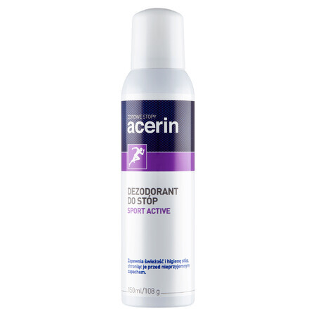 ACERIN Sport Active, desodorante para pies, 150 ml