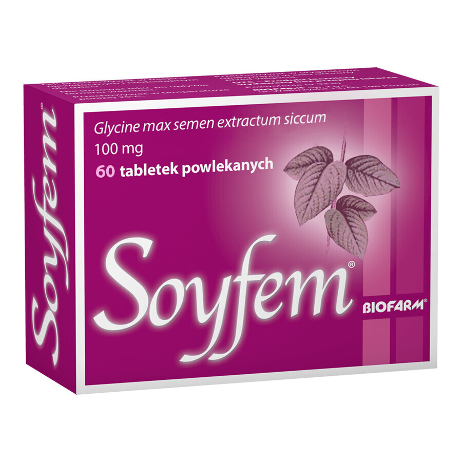 Sojafem 100 mg, 60 filmomhulde tabletten