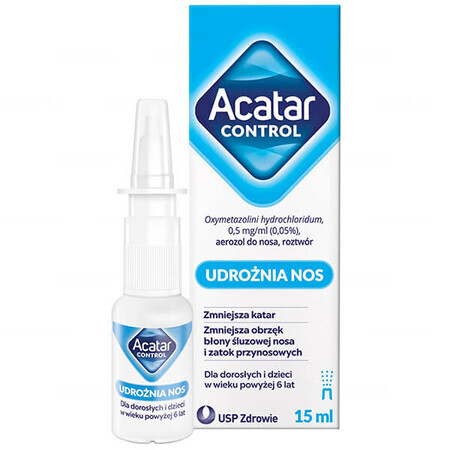 Acatar Control 0.5 mg/ml, nasal spray, solution, 15 ml