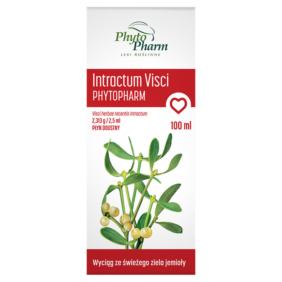 Intractum Visci Phytopharm 2,313 g/2,5 ml, vloeistof voor oraal gebruik, 100 ml