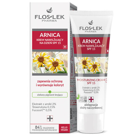 Flos-Lek Arnica, vochtinbrengende crème SPF 15, 50 ml