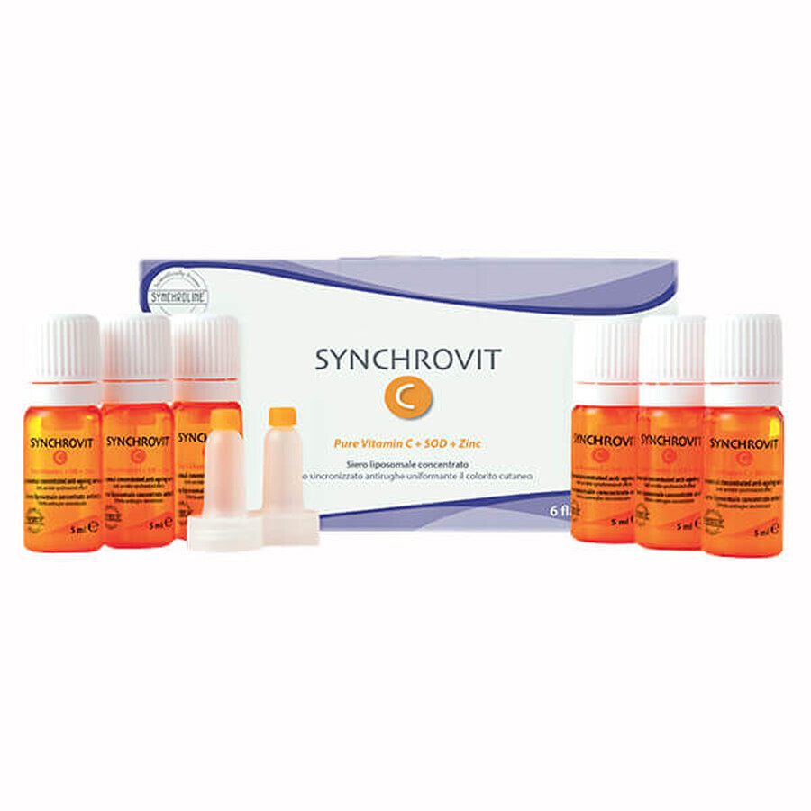 Synchroline Synchrovit C, liposomaal serum, 5 ml x 6 ampullen