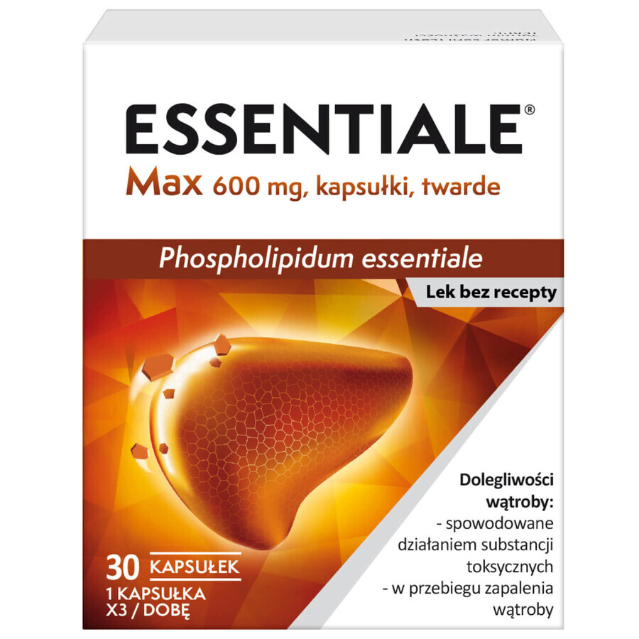 Essentiale Max 600 mg, 30 capsules