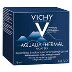 Vichy Aqualia Thermal, hydraterende en regenererende nachtgel-crème, Night Spa,75 ml