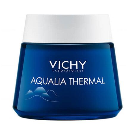 Vichy Aqualia Thermal, hydraterende en regenererende nachtgel-crème, Night Spa,75 ml