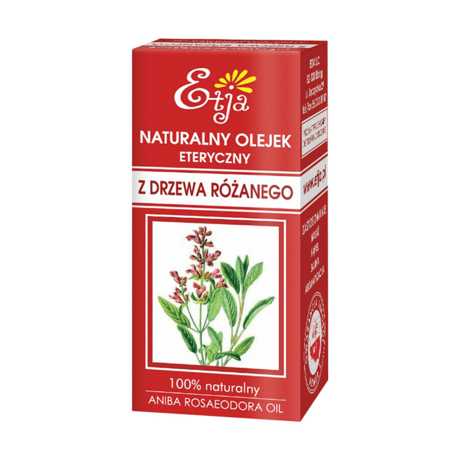 Etja, ulei esențial natural de lemn de trandafir, 10 ml