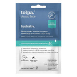 Tolpa Dermo Face Hydrativ, mascarilla hialurónica hidratante para cara y ojos, 6 ml x 2 sobres