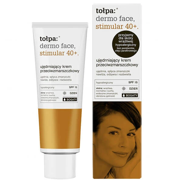 Tolpa Dermo Face, Stimular 40+, verstevigende en antirimpel dagcrème, SPF 15, rijk, 40 ml