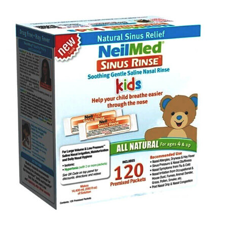 SINUS RINSE Pediatric Kit, Nachfüllset, 120 Beutel