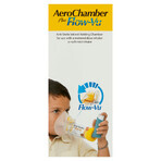 AeroChamber Plus Flow-Vu, Inhalationskammer mit Maske für Kinder, 1-5 Jahre, Medium, 1 Stück