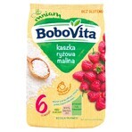 BoboVita Céréales de riz, framboise, sans produits laitiers, sans gluten, après 6 mois, 180 g