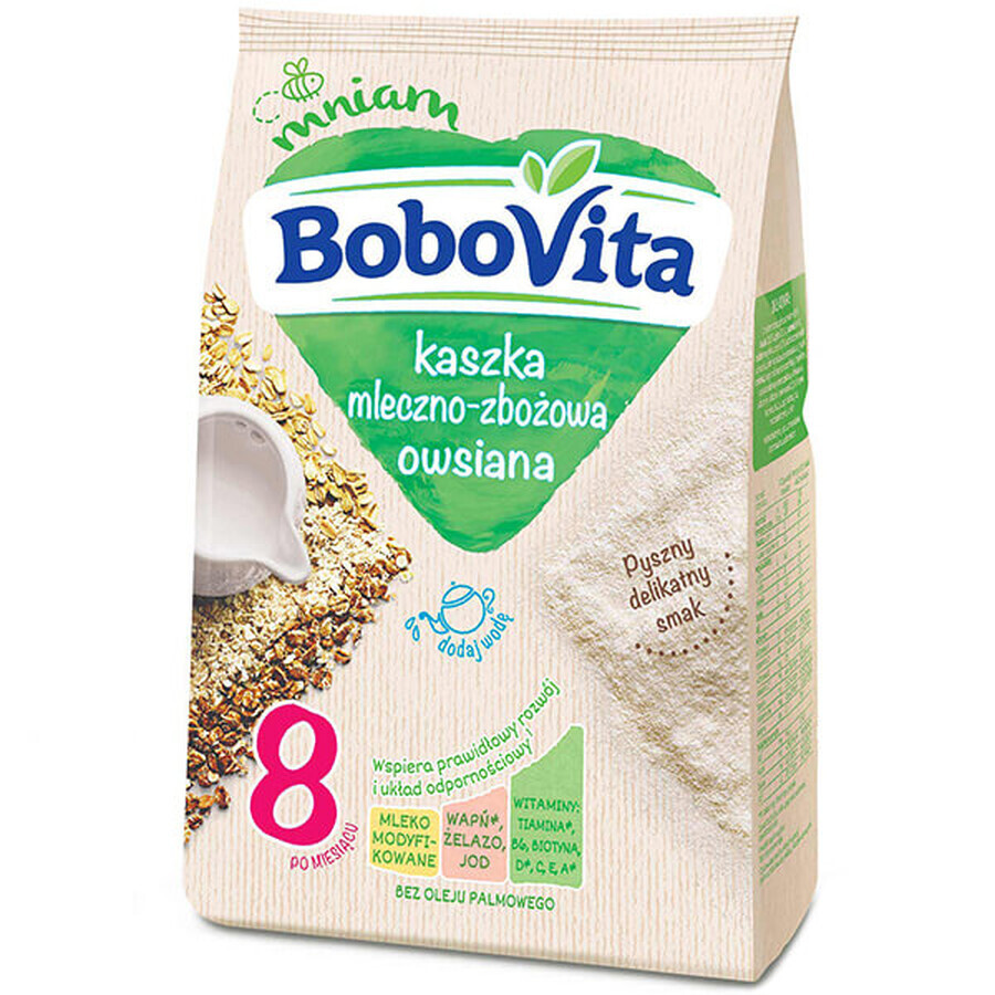 BoboVita Melk granen pap, havermout, na 8 maanden, 230 g