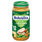 BoboVita Dinner, chicken and spinach food, after 12 months, 250 g