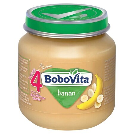 BoboVita Dessert, banane, après 4 mois, 125 g