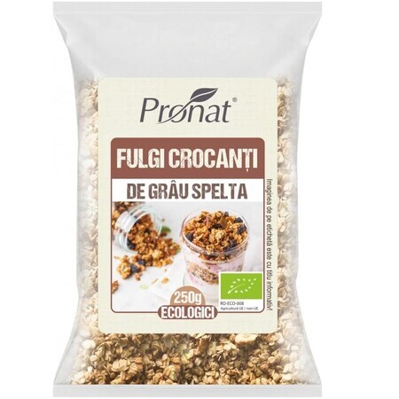 Biologische krokante speltvlokken, 250 g, Pronat