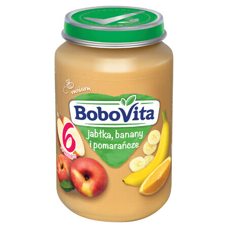 BoboVita Dessert, Apfel, Banane und Orange, nach 6 Monaten, 190 g