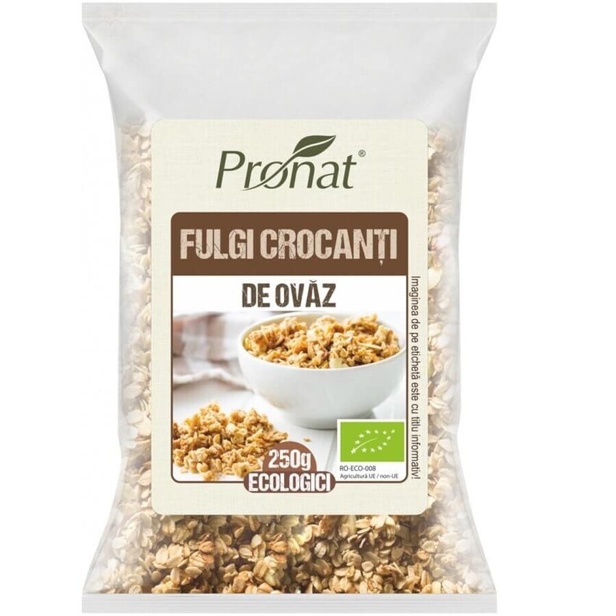 Flocons d'avoine croustillants bio, 250 g, Pronat