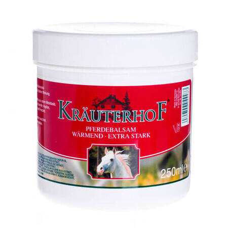 Krauterhof, sterk verwarmende paardenzalf, 250 ml