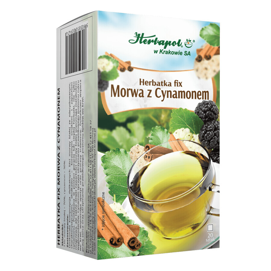 Herbapol Morwa z Cynamonem, Tee fix, 2 g x 20 Beutel