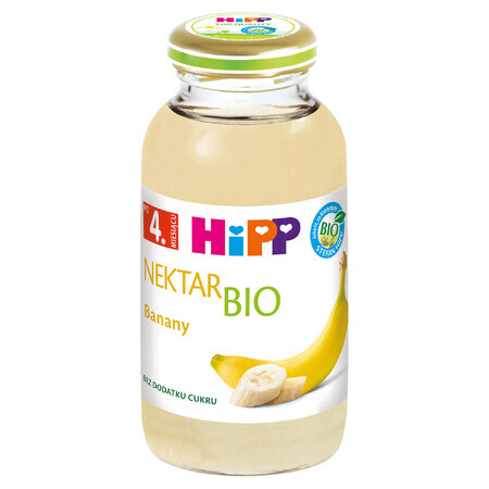 HiPP Nectar Bio, banaan, zonder toegevoegde suiker, na 4 maanden, 200 ml