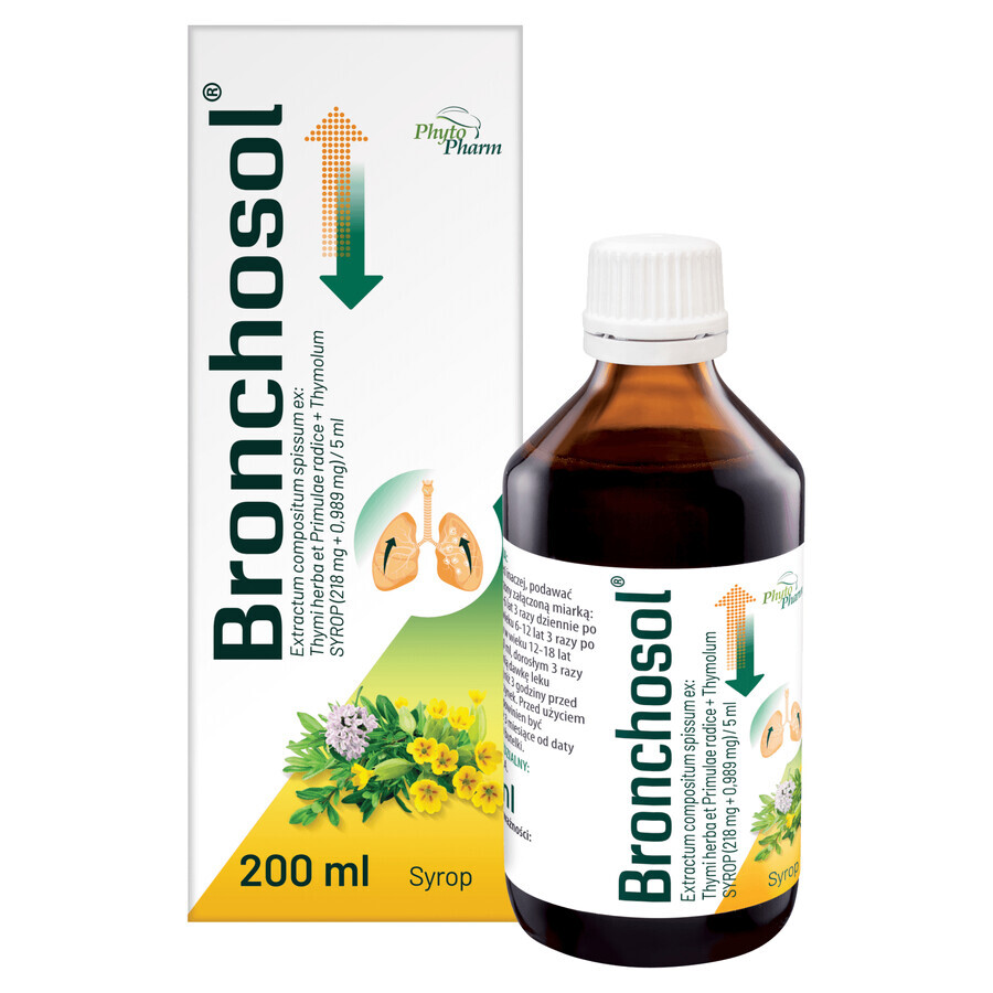 Bronchosol, syrup, 200 ml