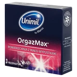 Unimil OrgazMax, Kondome mit Maxi-Streifen, 3 Stück