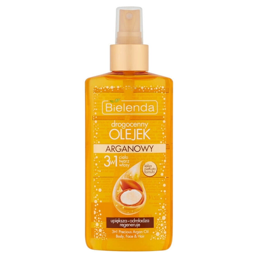 Bielenda Precious Argan Oil 3in1, corps, visage, cheveux, 150 ml