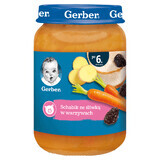 Gerber Lunch, varkenshaas met pruim in groenten, na 6 maanden, 190 g