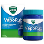 Vicks VapoRub, zalf voor kinderen vanaf 5 jaar en volwassenen, 100 g