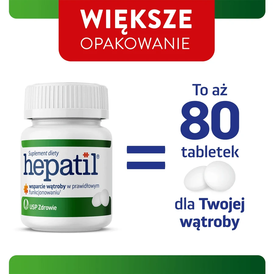 Hepatil, 80 comprimidos