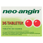 Neo-Angin 1,2 mg + 0,6 mg + 5,9 mg, 36 pastiglie