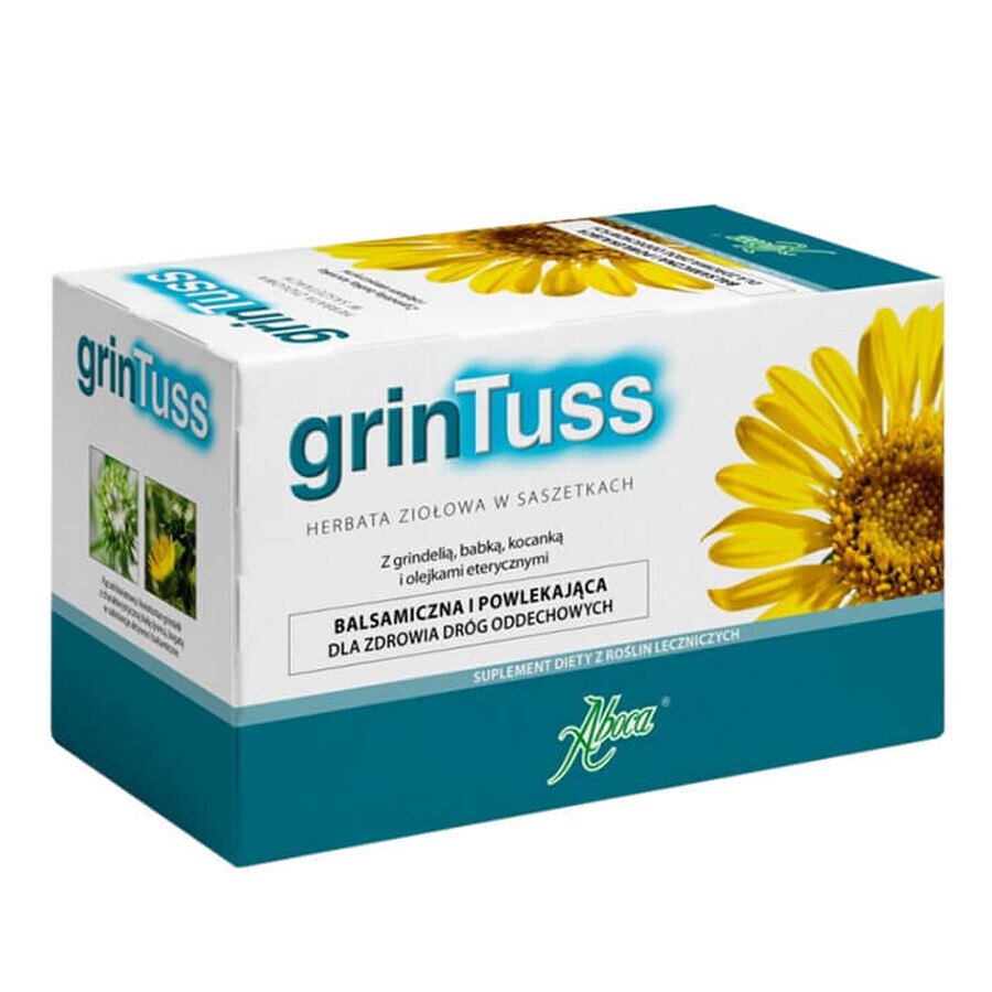 GrinTuss, herbal tea, 20 sachets