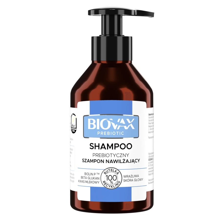 Biovax Prebiotic, vochtinbrengende prebiotische shampoo, 200 ml