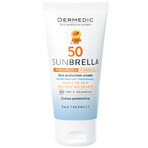 Dermedic Sunbrella Baby, beschermende crème voor kinderen en baby's, gevoelige huid, SPF 50, 50 g