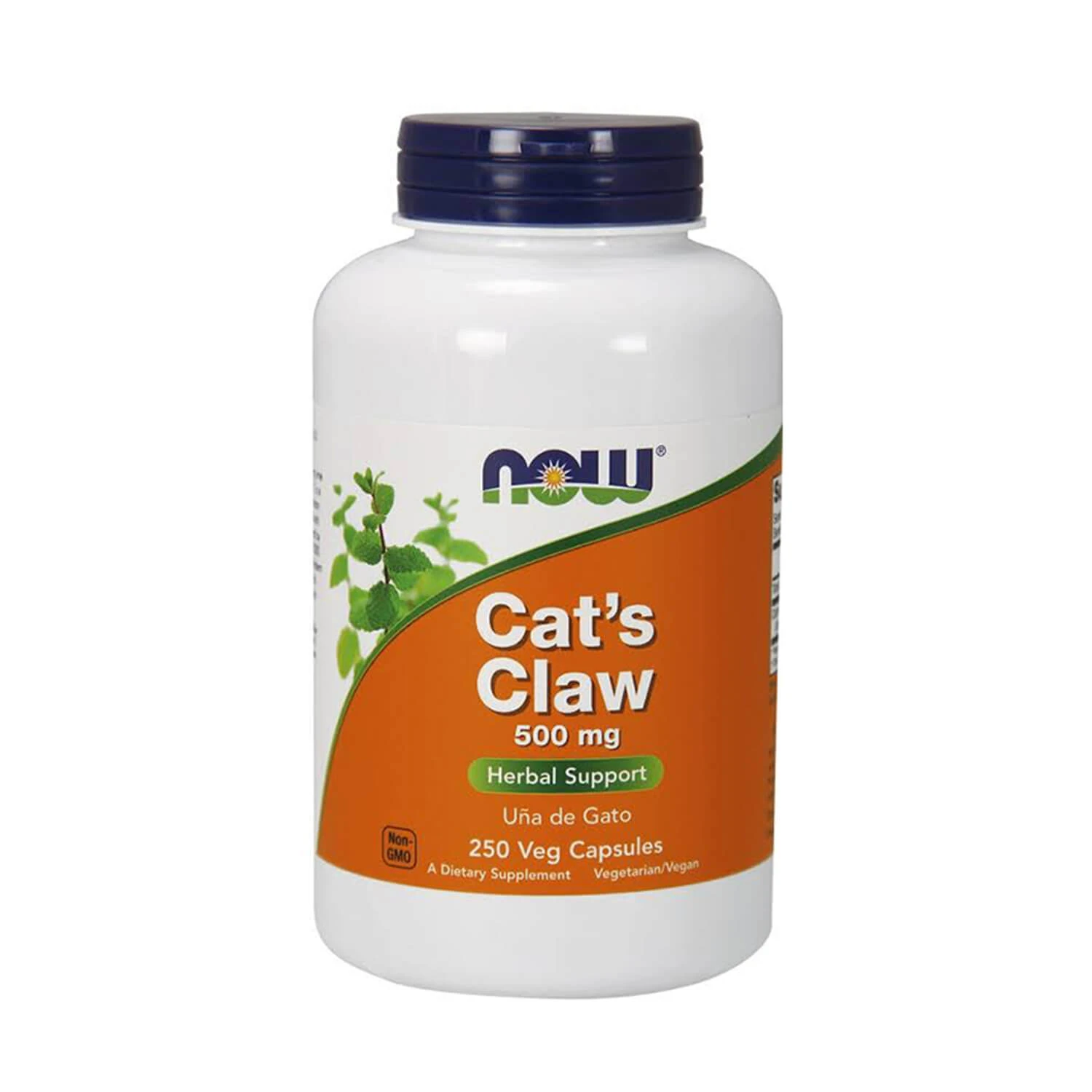 Now Foods Cat's Claw 500 mg, kattenklauw, 250 plantaardige capsules