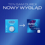 Durex Classic, preservativi classici lisci, 3 pezzi