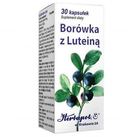 Herbapol Mirtillo con Luteina, 30 capsule