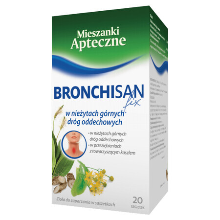 Bronchisan Fix (1500 mg + 750 mg + 750 mg)/sachet, 3 g x 20 sachets