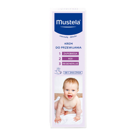 Mustela Bebe Enfant, cremă de schimbare 1-2-3, de la naștere, 50 ml