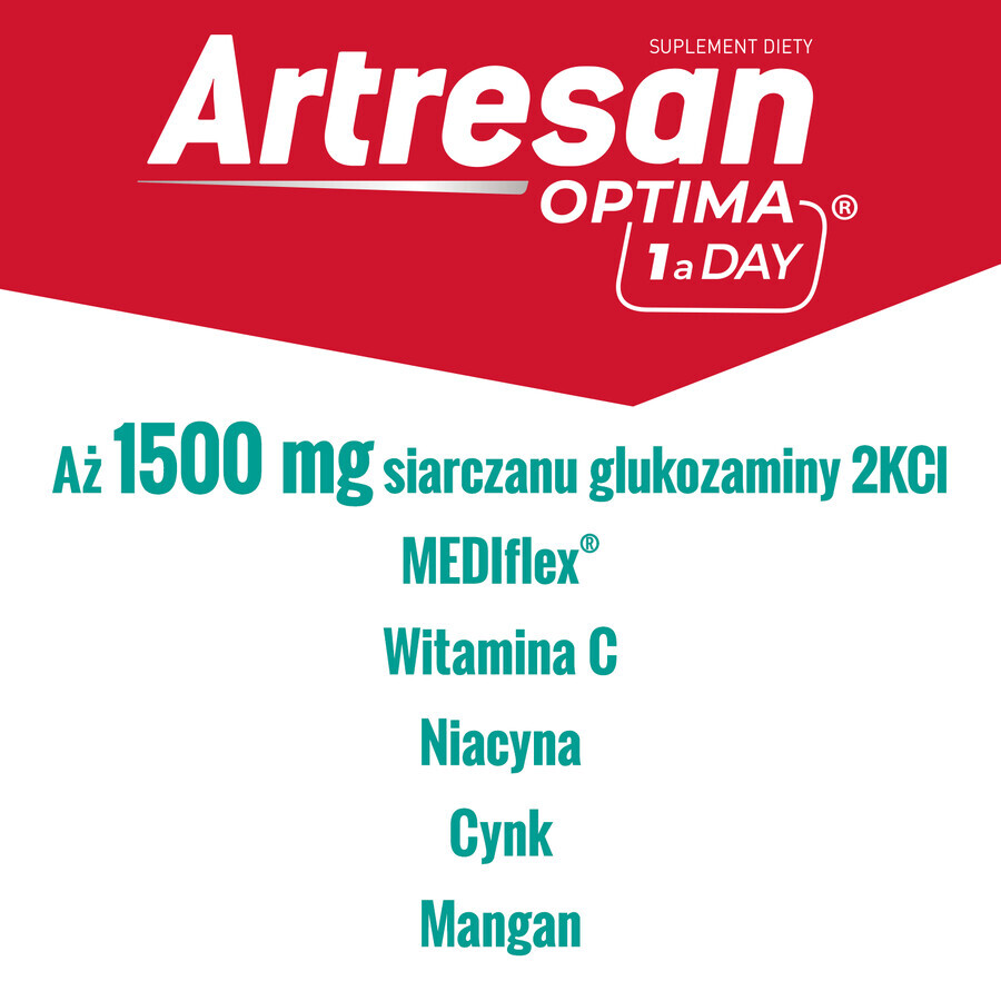 Artresan Optima 1 per dag, 30 tabletten