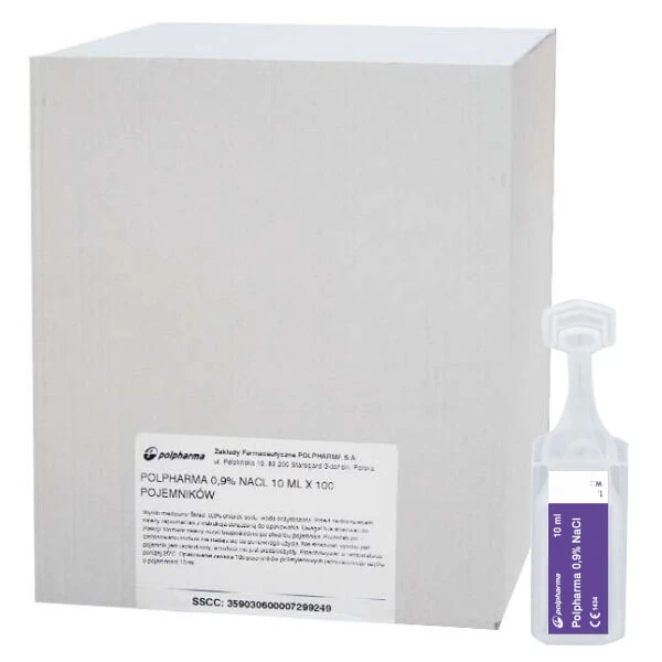 Polpharma 0,9% NaCl, natriumchloride oplossing, 10 ml x 100 ampullen