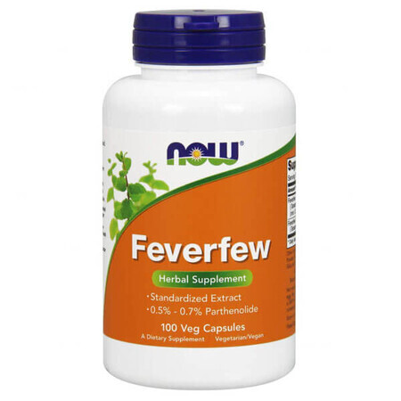 Now Foods Feverfew, Marshmallow, 100 vegetarische capsules