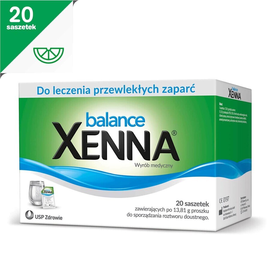 Xenna Balance, poeder voor orale oplossing, 20 sachets