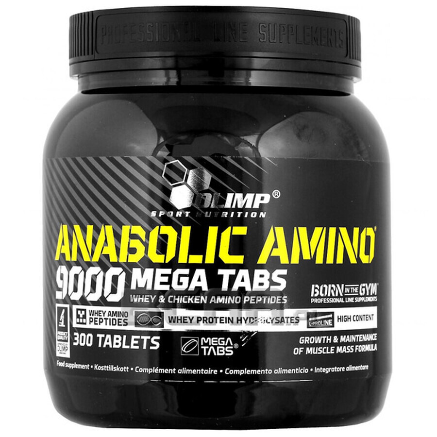 Olympus, Anabolic Amino 9000, 300 tablets