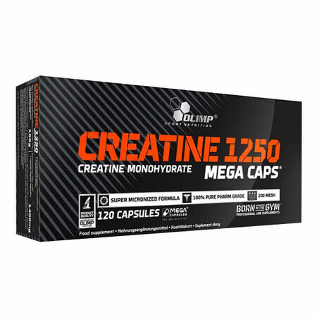 Olimp Creatine 1250 Mega Caps, 120 capsules