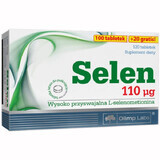 Olimp Selenium 110 µg, 100 tabletten + 20 tabletten gratis