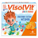 VisolVit Junior Arancia, polvere effervescente, gusto arancia, 30 bustine